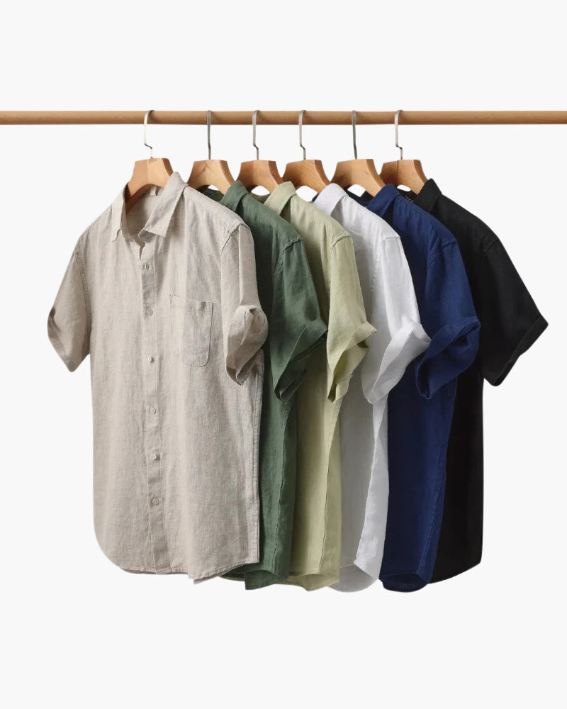 Cape Town - Linen Shirt (Shortsleeve) - Montierri
