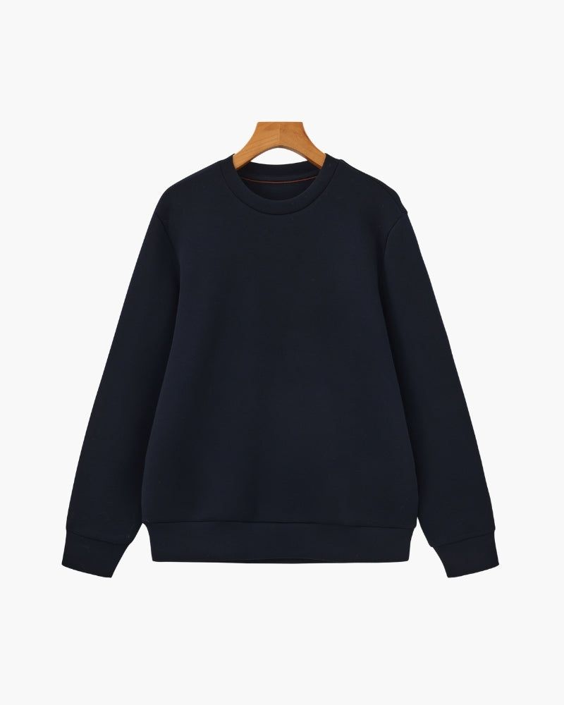 Classic Modal Blend Crewneck Sweatshirt - Montierri