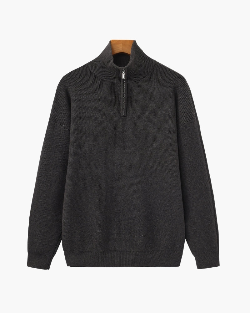 Refined Half-Zip Knit Pullover - Montierri