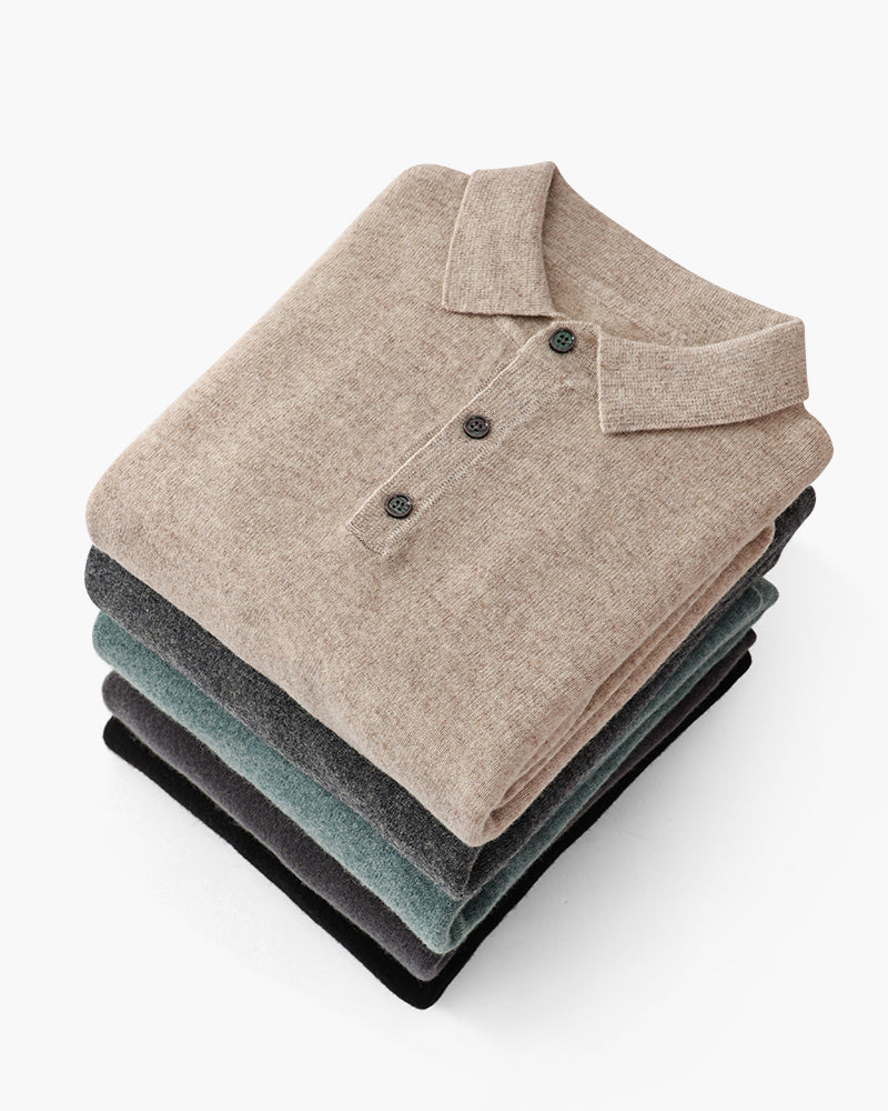 100% Cashmere Polo - Montierri
