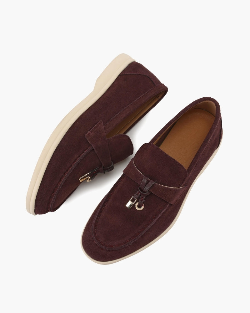 Suede Lady Loafers - Montierri