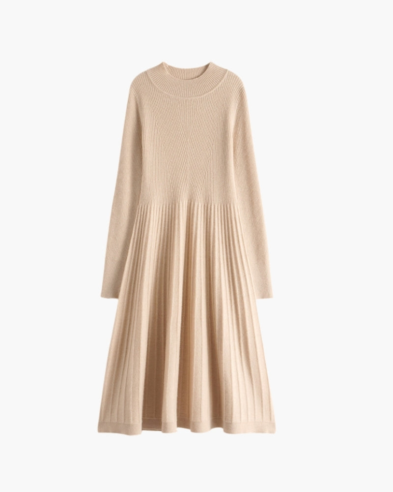 Pure Cashmere Flare Dress - Montierri