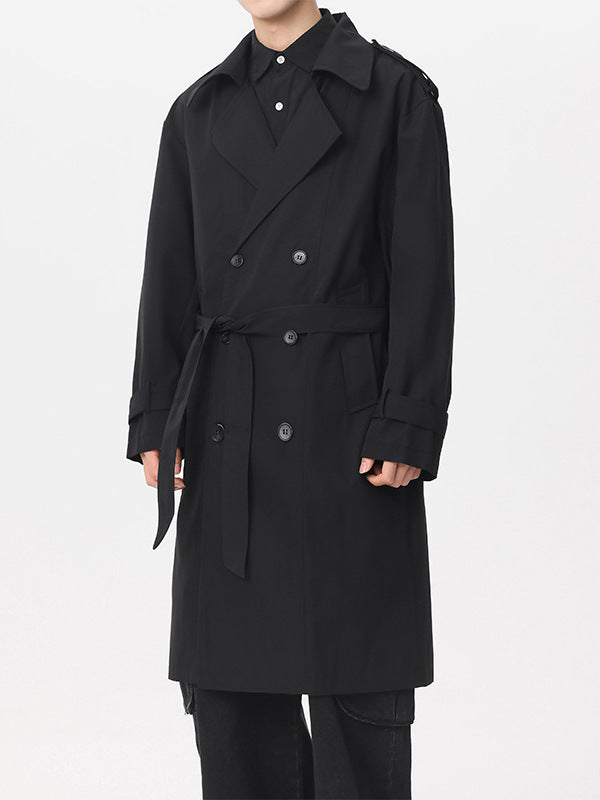 Classic Double-Breasted Trench Coat - Montierri