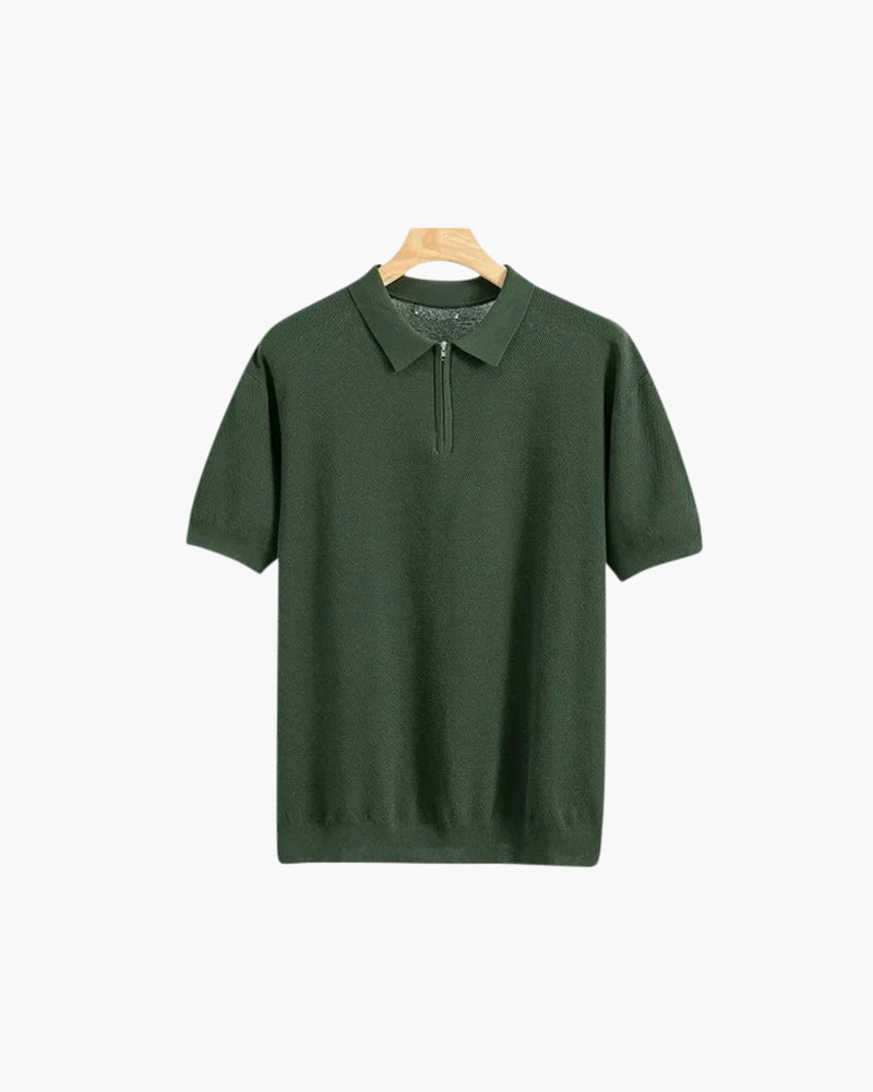 Marbella Zip Up Polo - Montierri