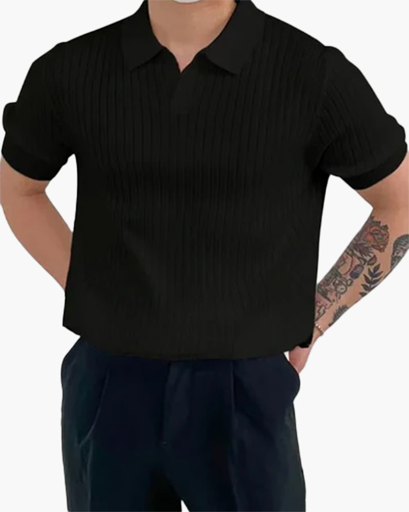 Florence - Ribbed Cotton Polo - Montierri