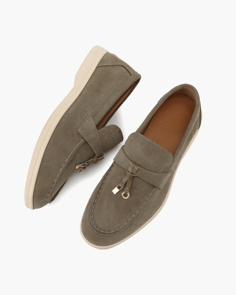 Suede Lady Loafers - Montierri