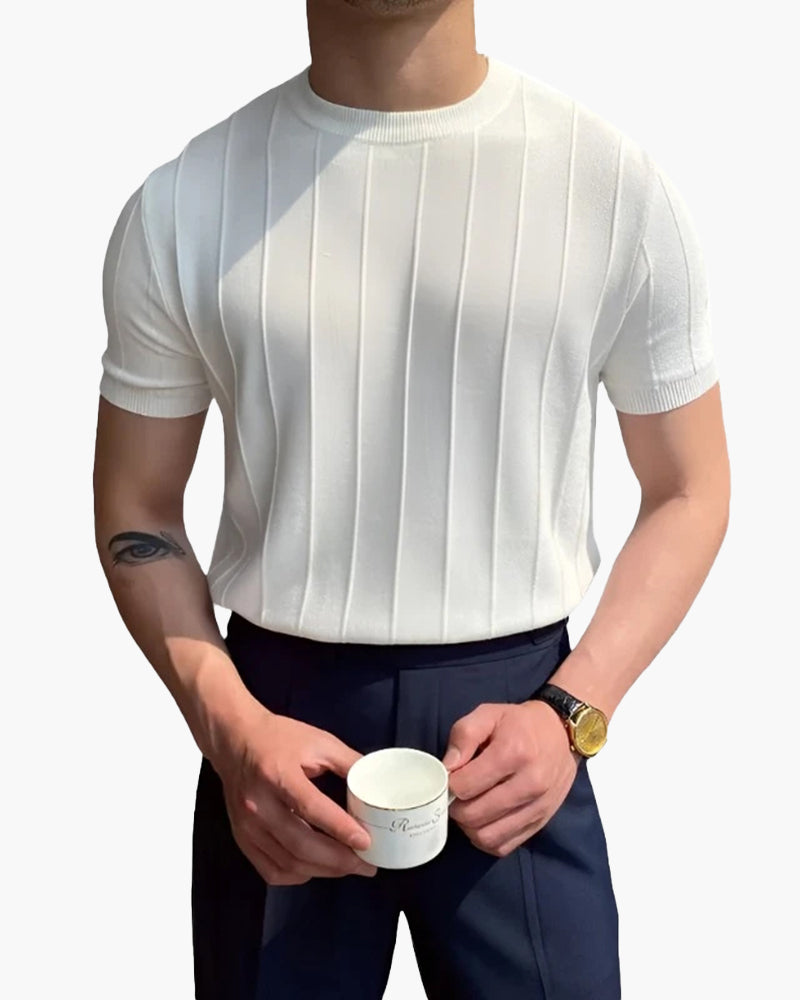 Cannes Ribbed T-Shirt - Montierri