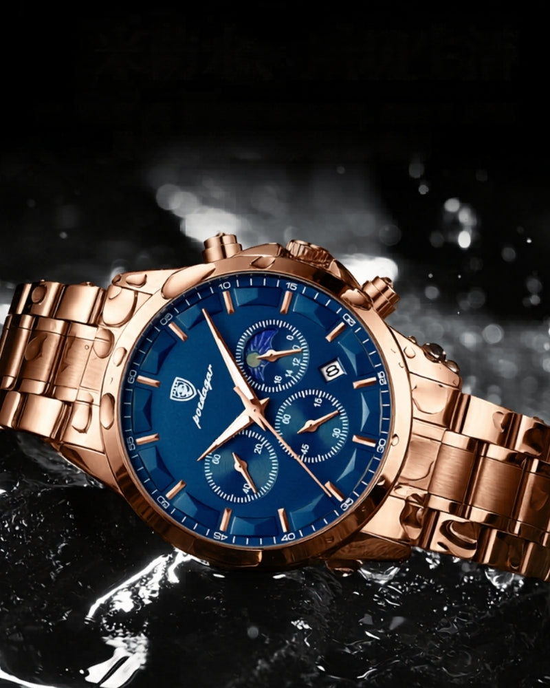 Precision Chronograph Steel Watch - Montierri