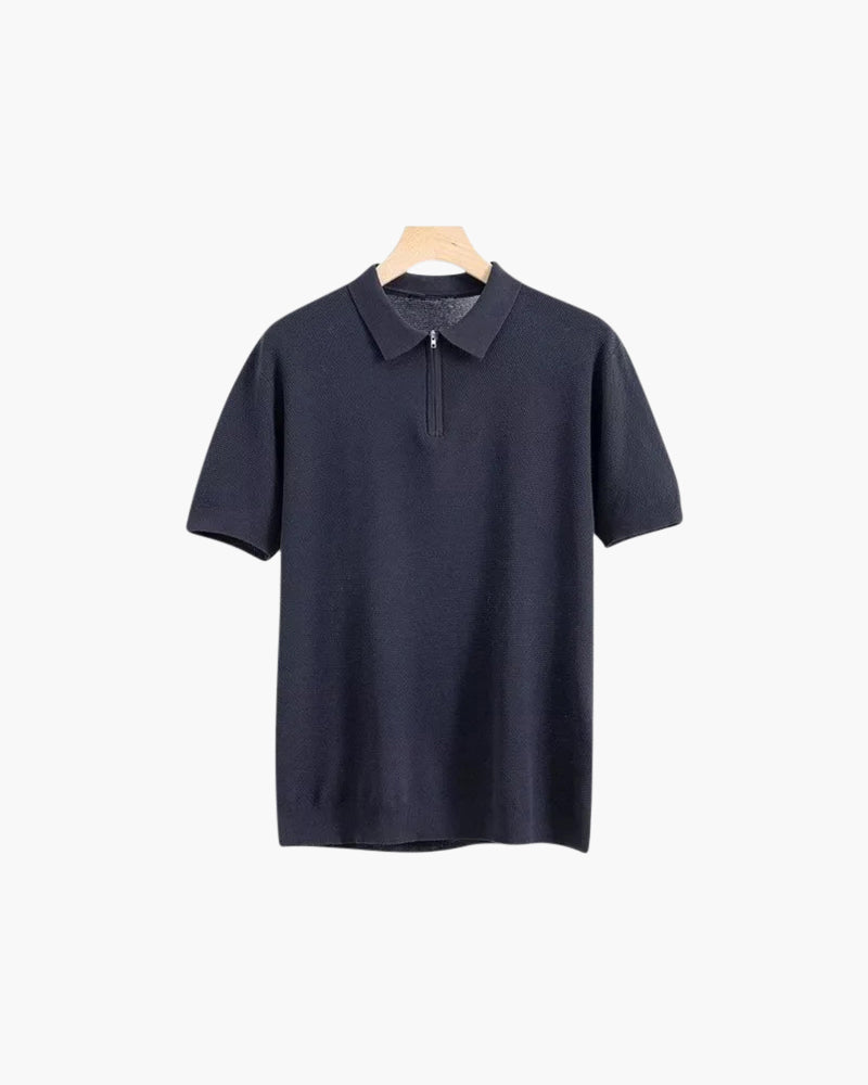 Marbella Zip Up Polo - Montierri