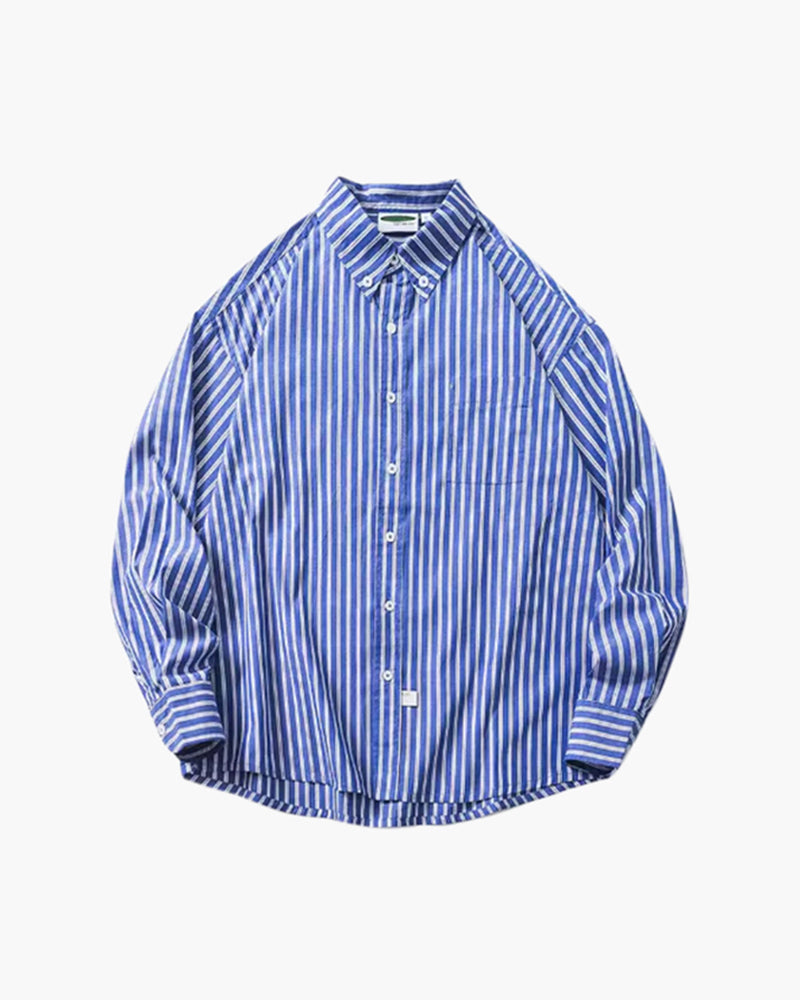 Oversized Striped Shirt - Montierri