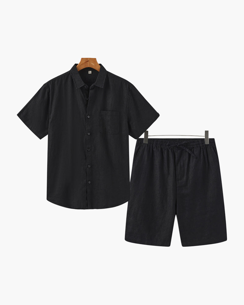 Linen Combo (Shorts) - Montierri