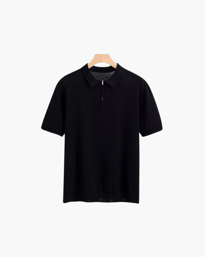 Marbella Zip Up Polo - Montierri