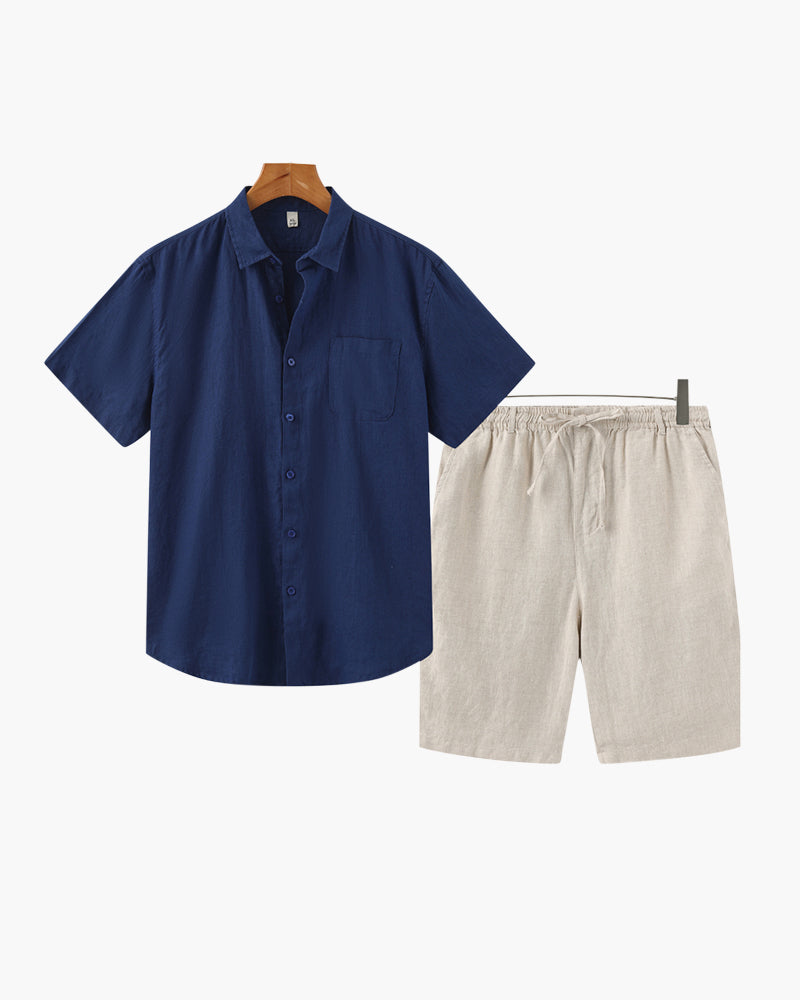Linen Combo (Shorts) - Montierri