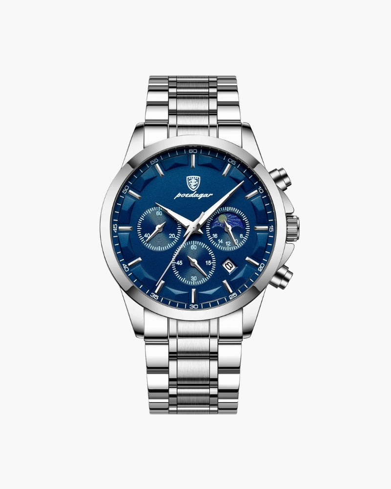 Precision Chronograph Steel Watch - Montierri