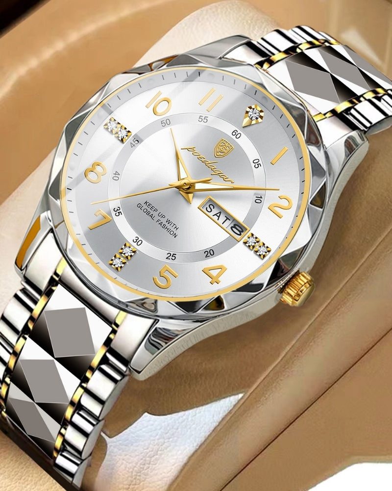 Classic Two-Tone Steel Watch - Montierri