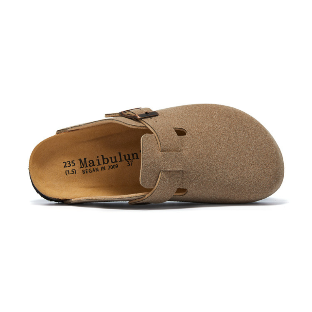 Pucon Suede Clog - Sand | Montierri