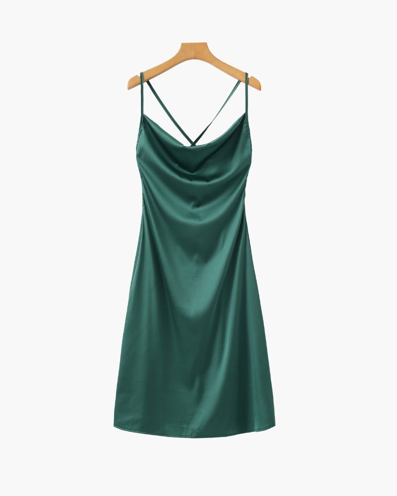 Silk Slip Dress - Montierri