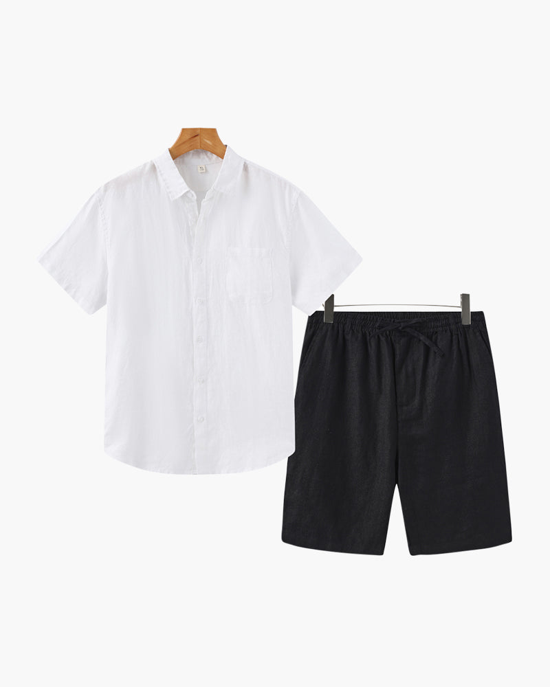 Linen Combo (Shorts) - Montierri