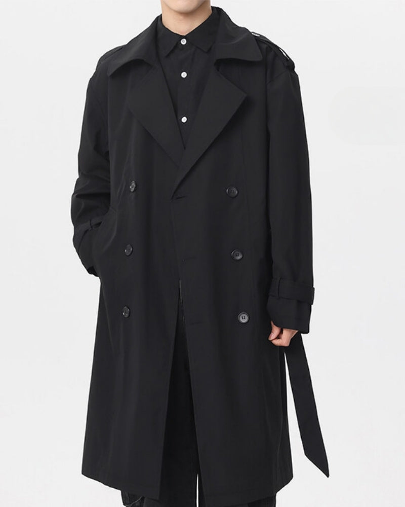 Classic Double-Breasted Trench Coat - Montierri