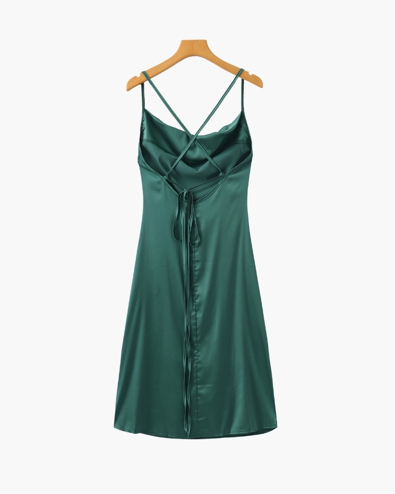 Silk Slip Dress - Montierri