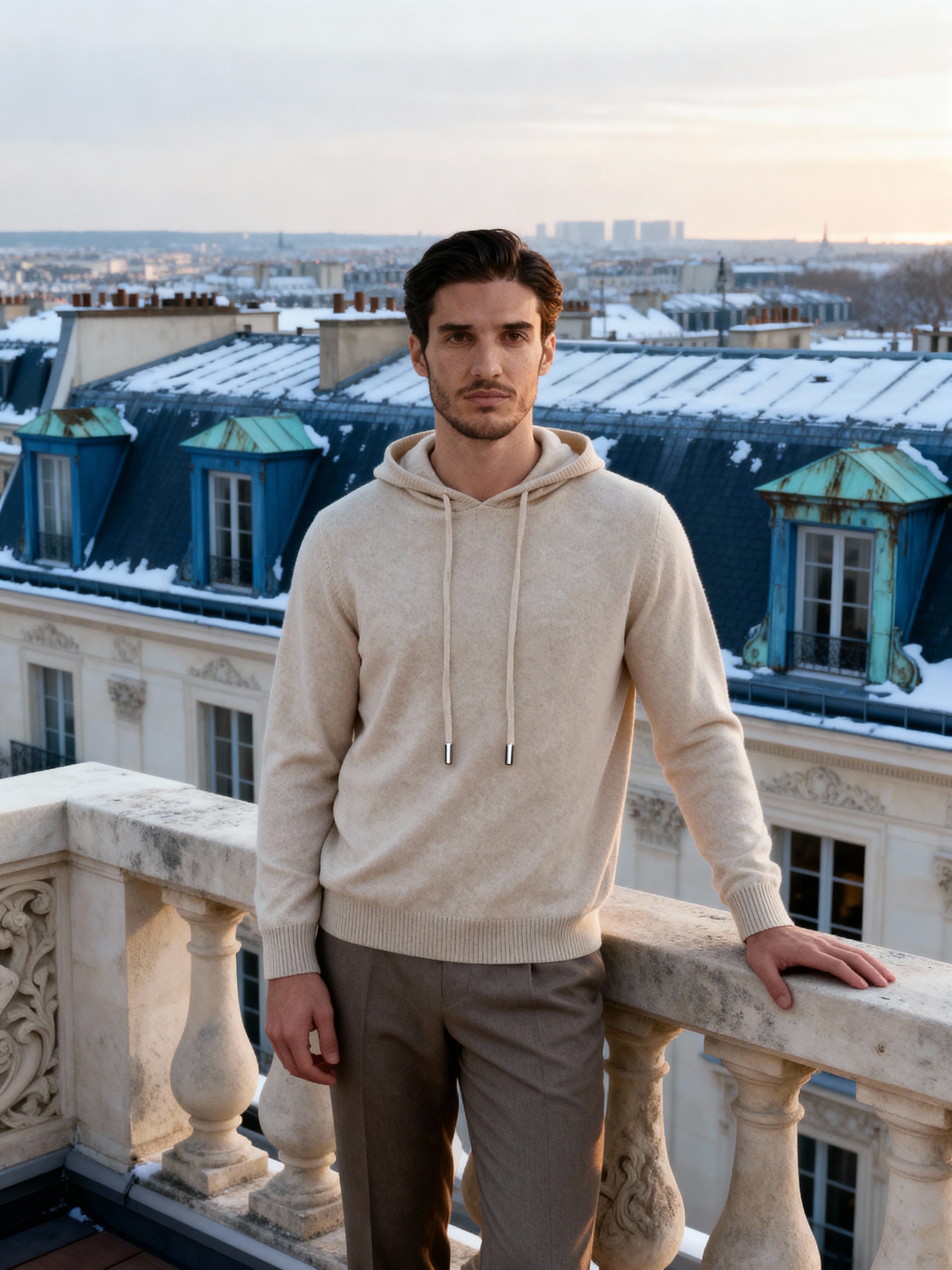 100% Cashmere Hoodie - Montierri