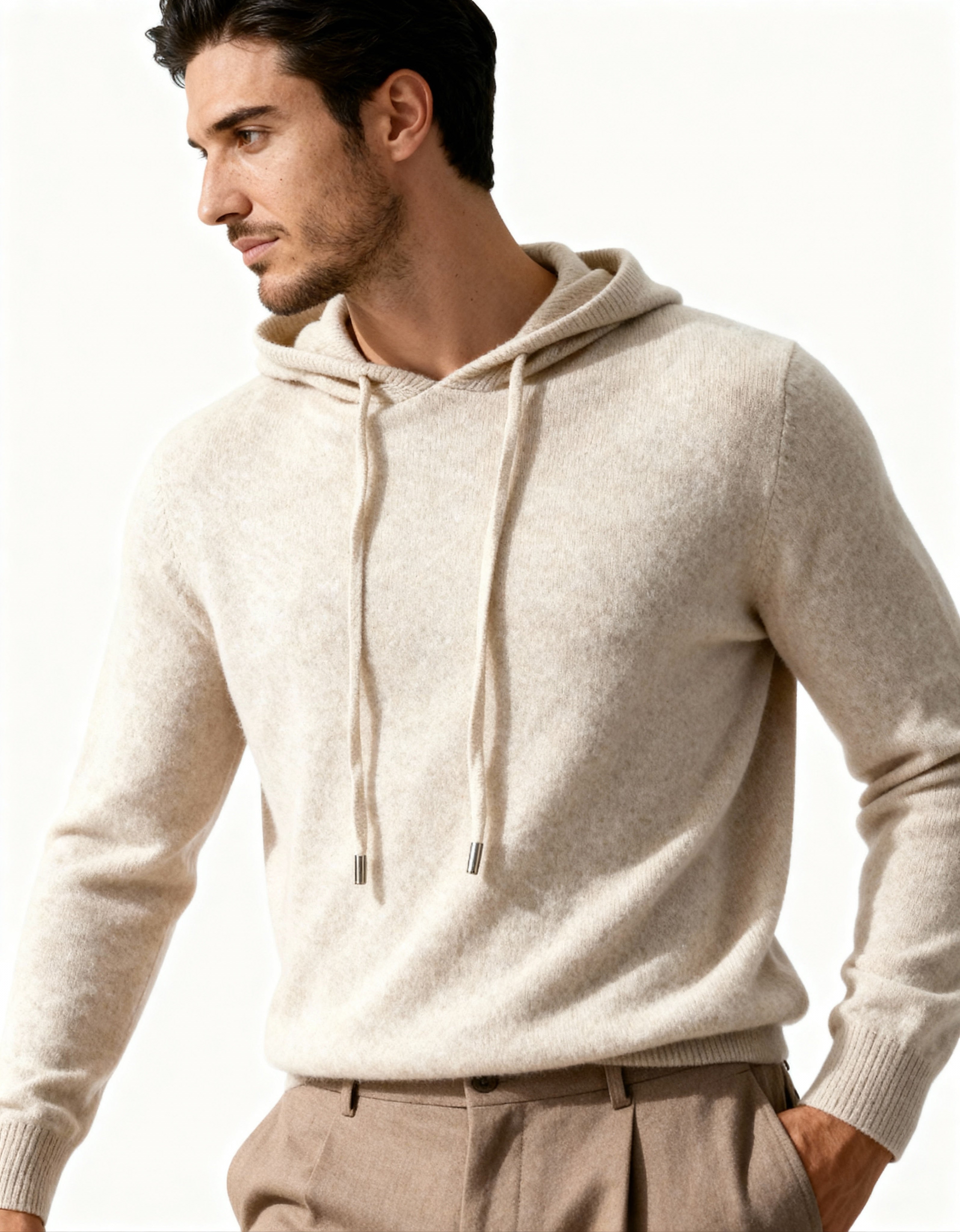 100% Cashmere Hoodie - Montierri
