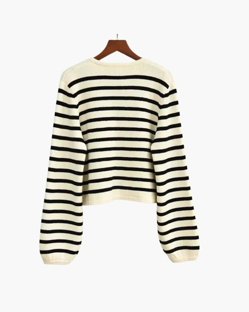 Premium Striped Wool Vest - Montierri