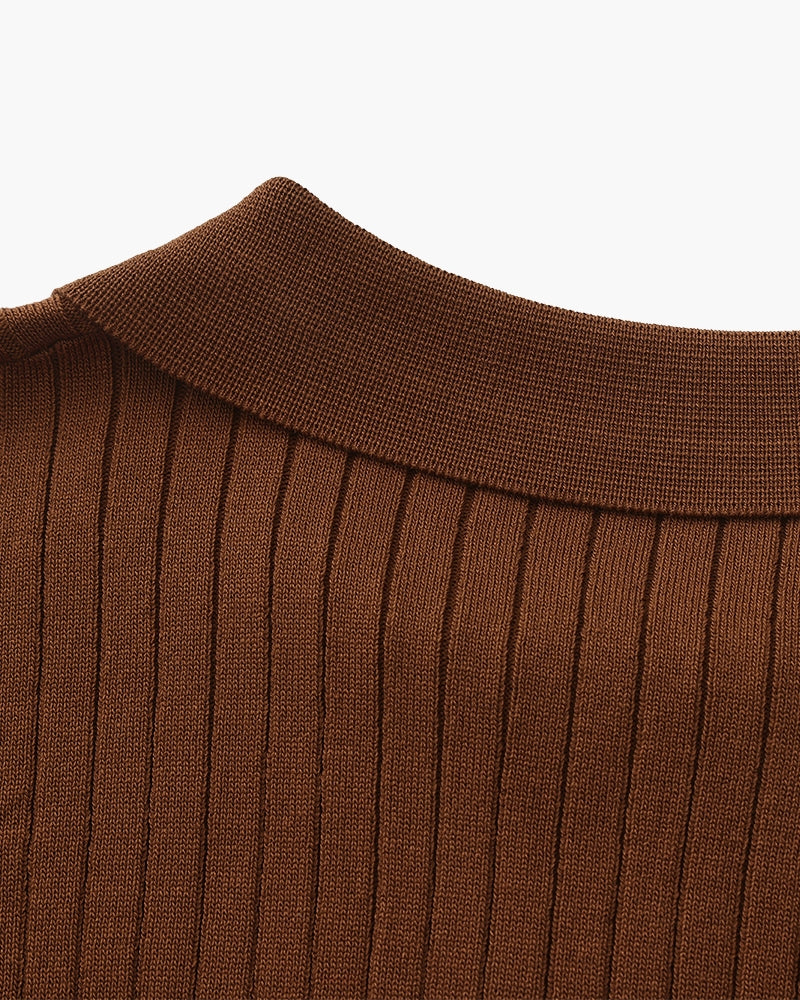 Premium Ribbed Polo - Montierri