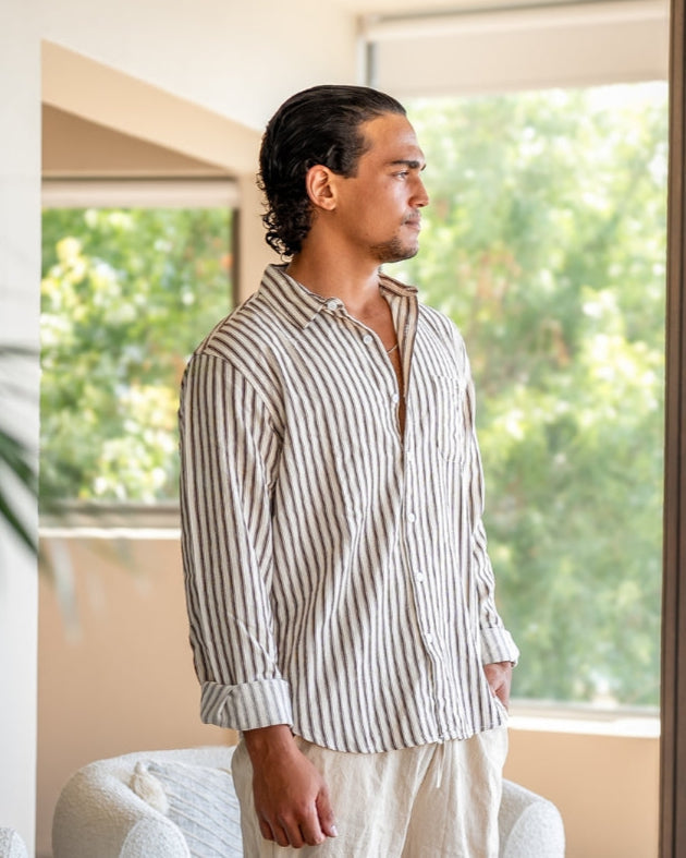 Gentlemen's Striped Shirt - Montierri