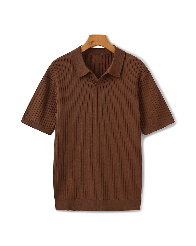 Premium Ribbed Polo - Montierri