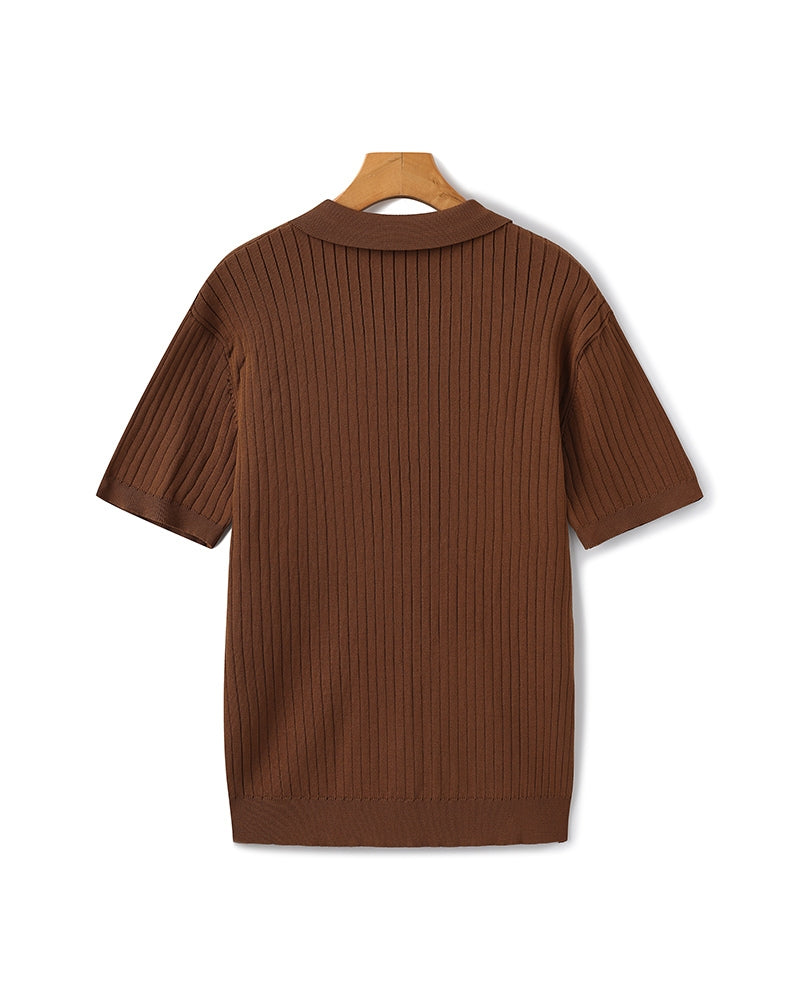 Premium Ribbed Polo - Montierri