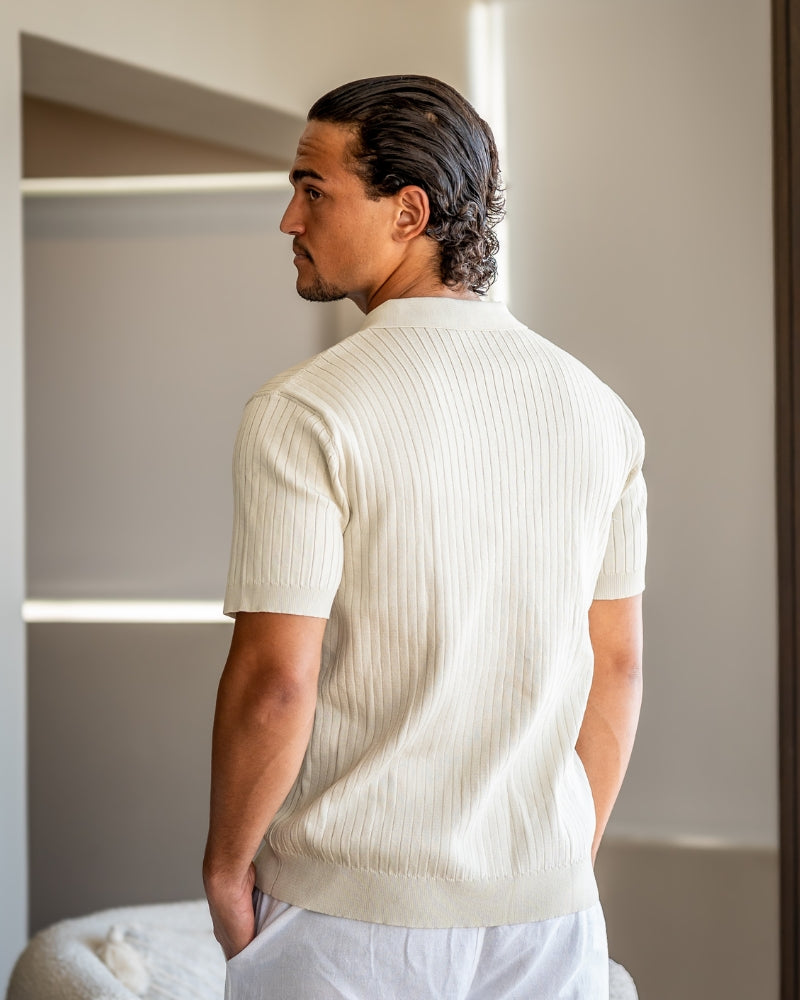 Premium Ribbed Polo - Montierri
