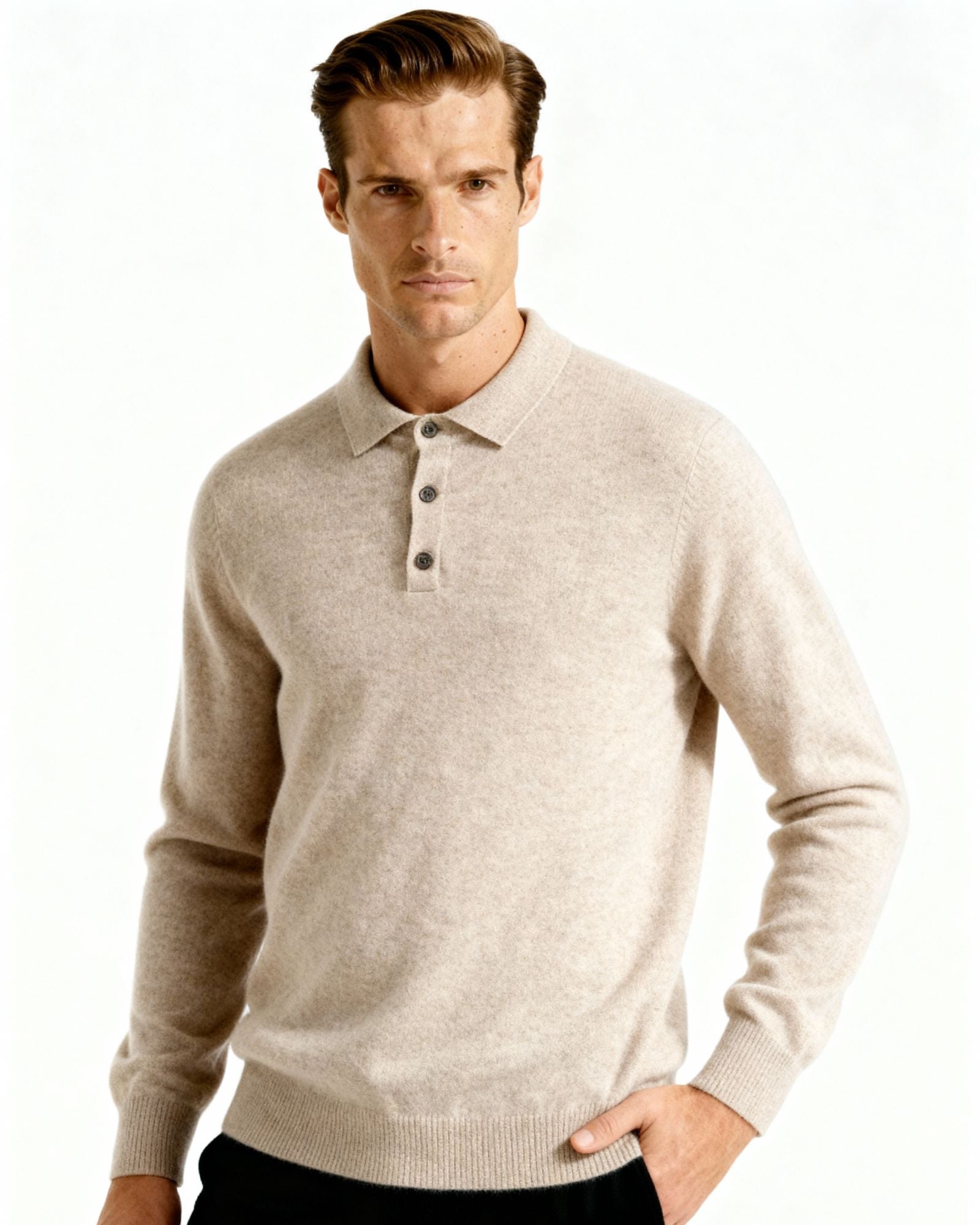 100% Cashmere Polo - Montierri