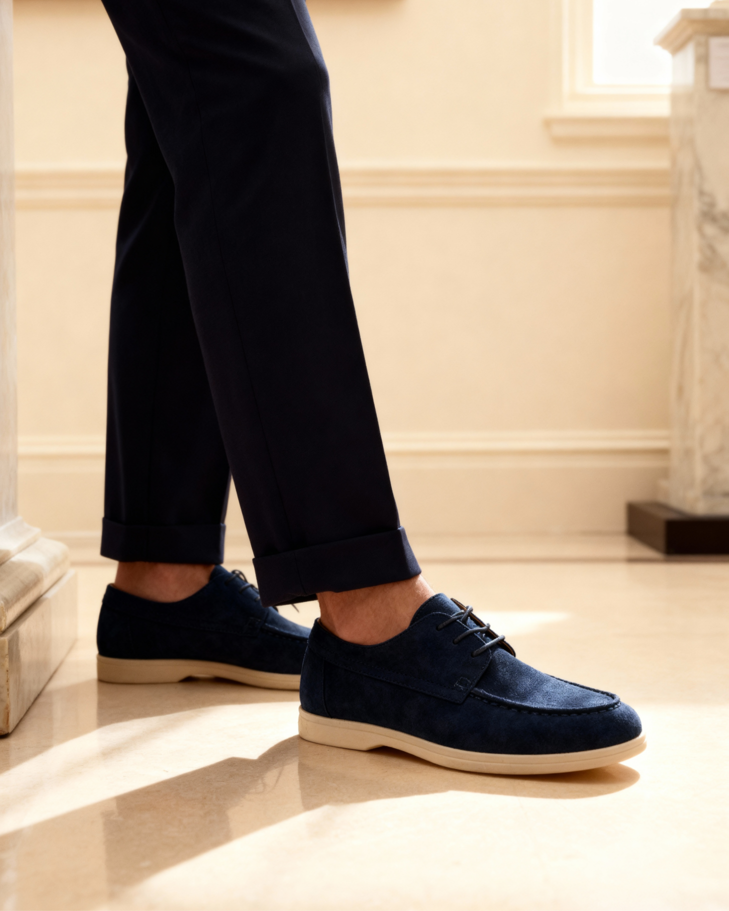 Premium Suede Lace Shoes - Montierri