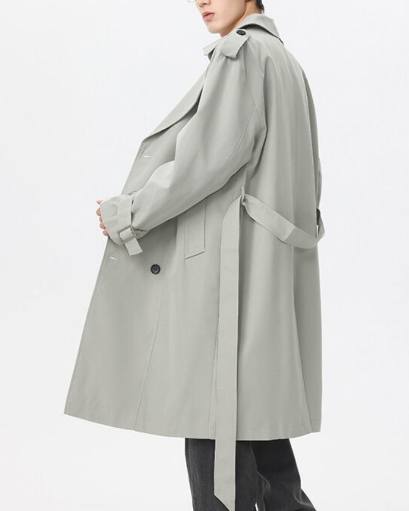 Classic Double-Breasted Trench Coat - Montierri