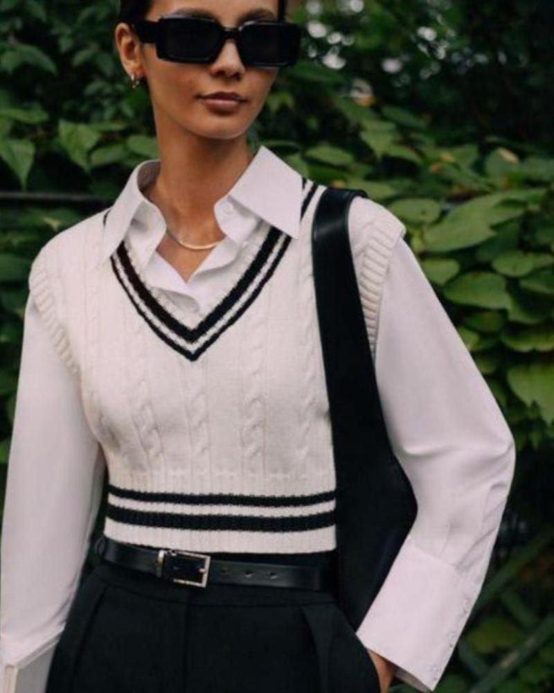 Lady's Rich Sweater Vest - Montierri