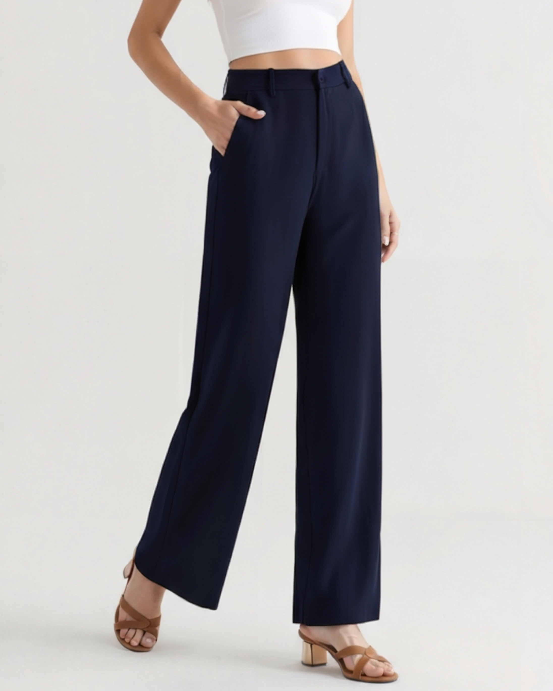 Serena Wide-Leg Trousers - Montierri