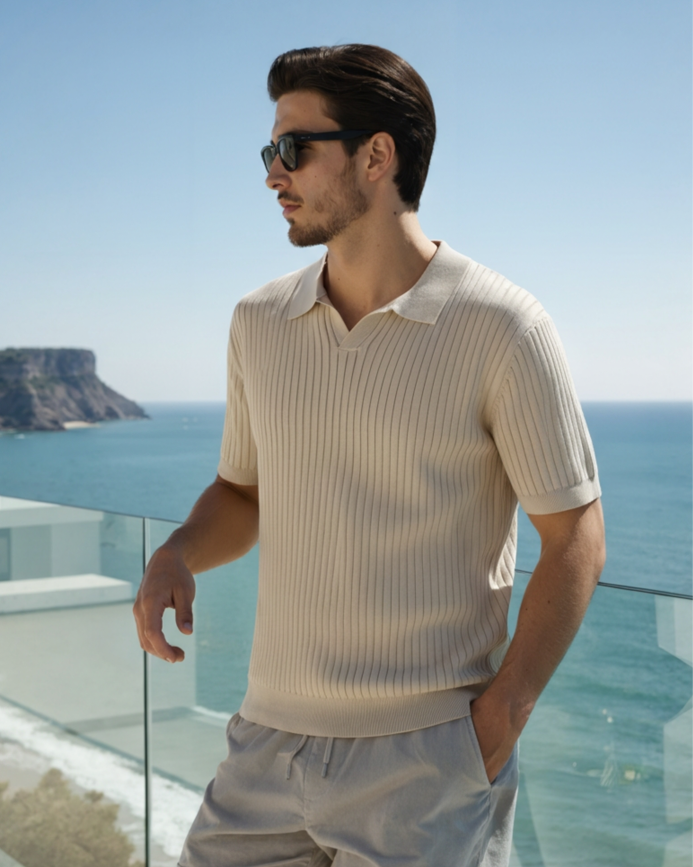 Premium Ribbed Polo - Montierri