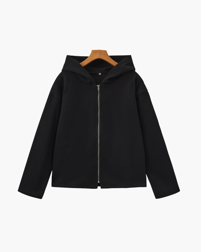 Marlow Wool Zip Coat - Montierri