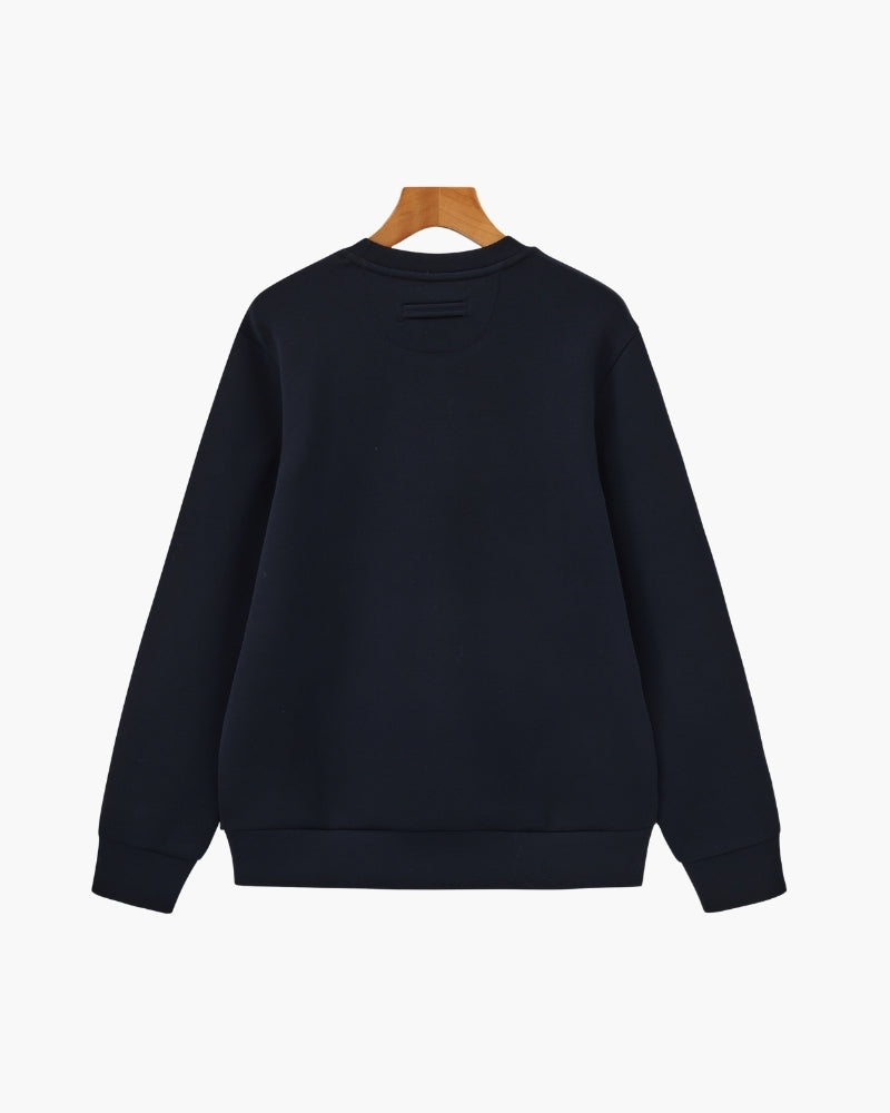 Classic Modal Blend Crewneck Sweatshirt - Montierri