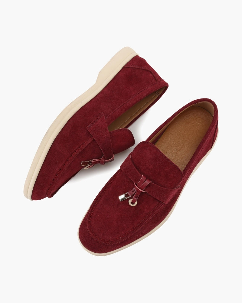 Suede Lady Loafers - Montierri