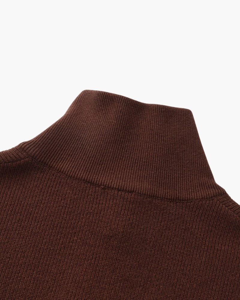 Refined Half-Zip Knit Pullover - Montierri