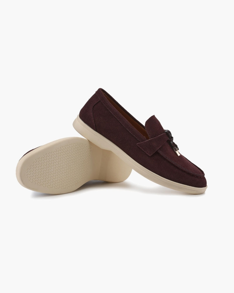 Suede Lady Loafers - Montierri