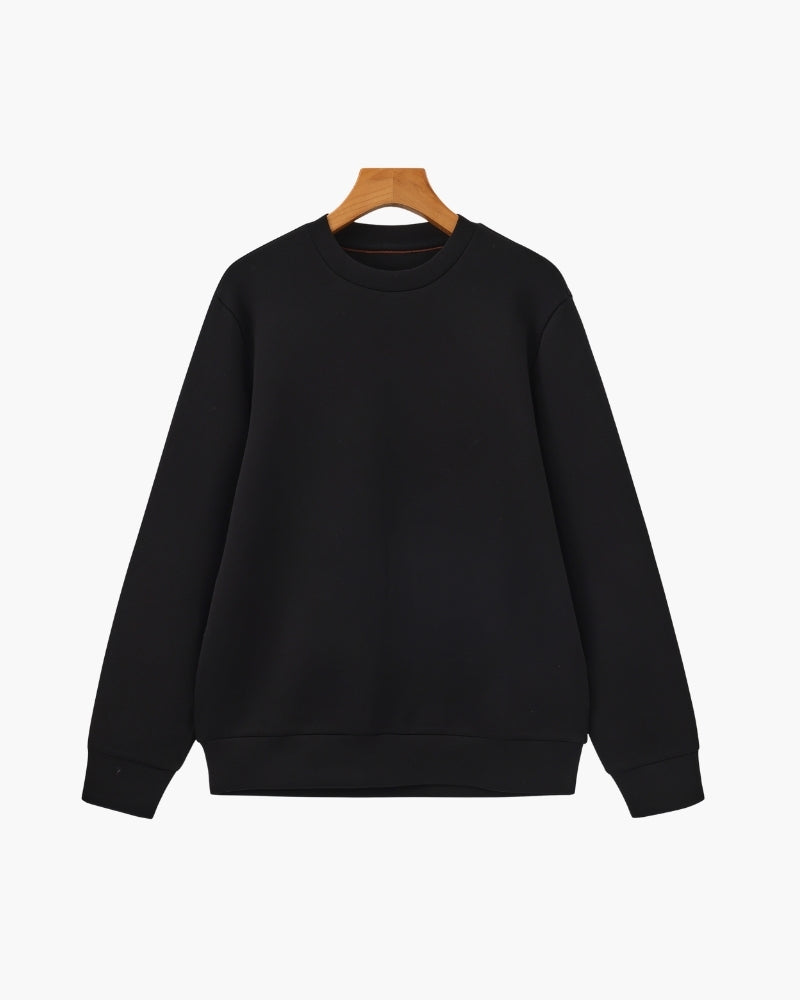 Classic Modal Blend Crewneck Sweatshirt - Montierri