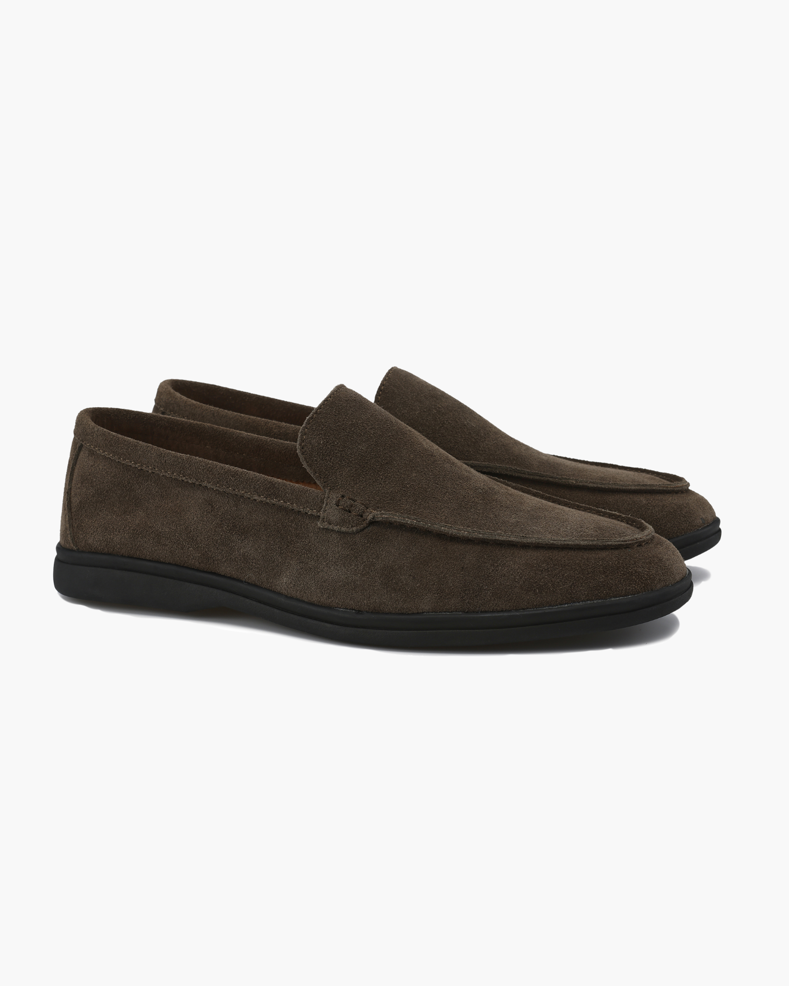 Premium Suede Loafers - Black Soles - Montierri