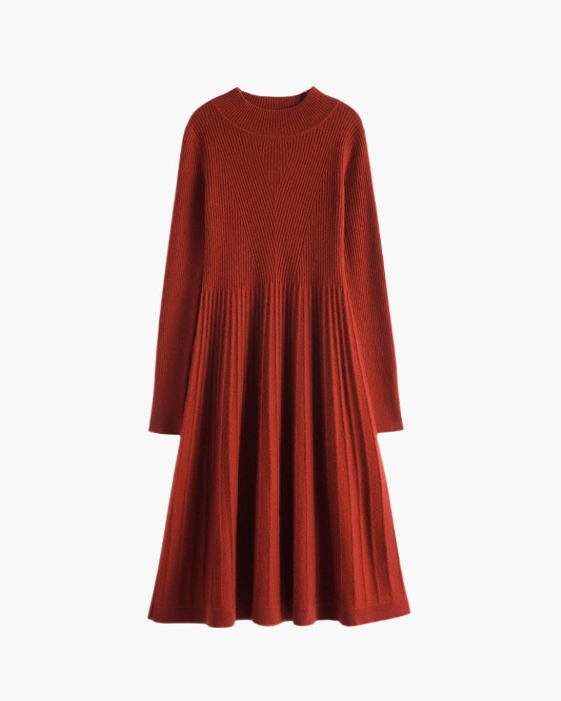 Pure Cashmere Flare Dress - Montierri