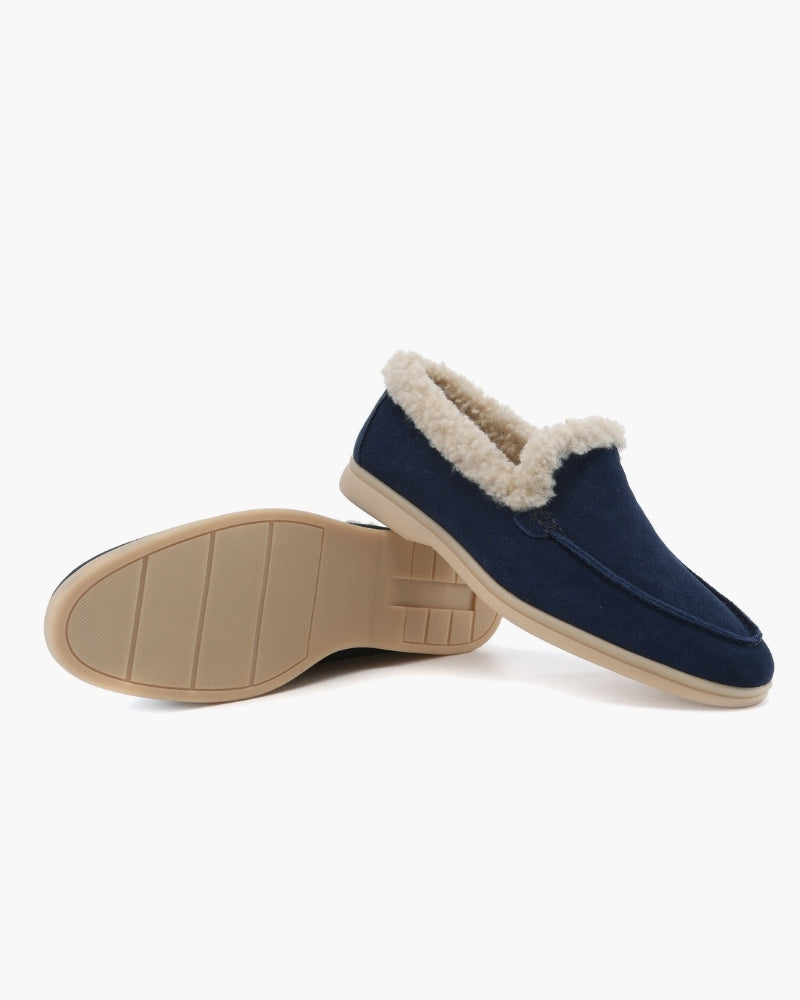 Fur-Lined Premium Loafers - Montierri