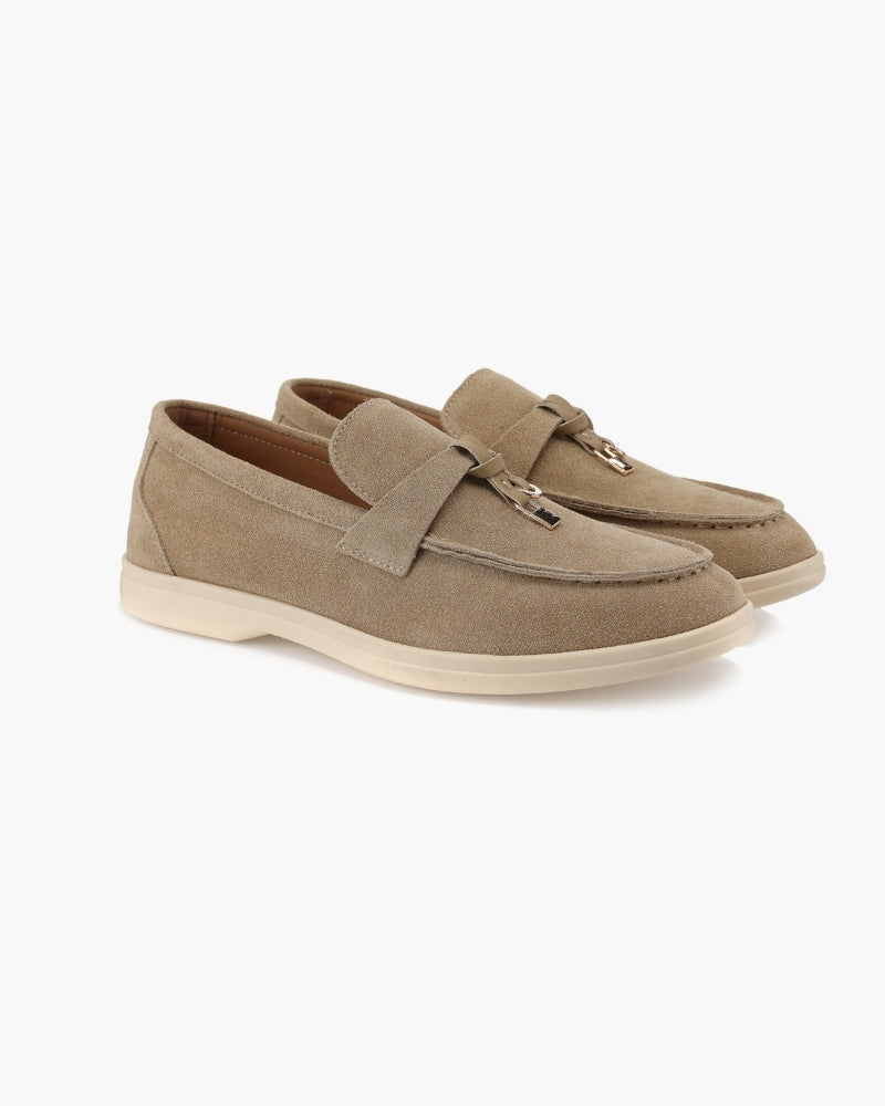 Suede Lady Loafers - Montierri