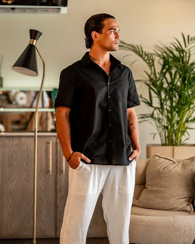 Cape Town - Linen Shirt (Shortsleeve) - Montierri