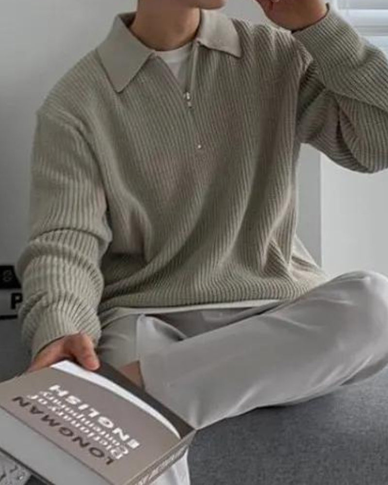 Cesare Half Zip Sweater - Montierri